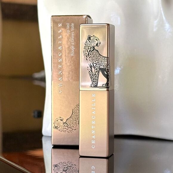 Ltd Edition Chantecaille Cheetah Lip Veil Lipstick Desert Lily Earthy Pink Nude - Picture 2 of 12